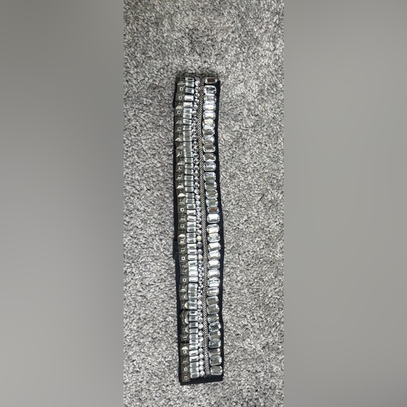 Kimchi Blue Accessories - Kimchi Blue Embellished Black Stretch Belt | Anthropologie | Size M | NWOT